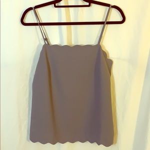 Banana republic gray camisole, adjustable straps.